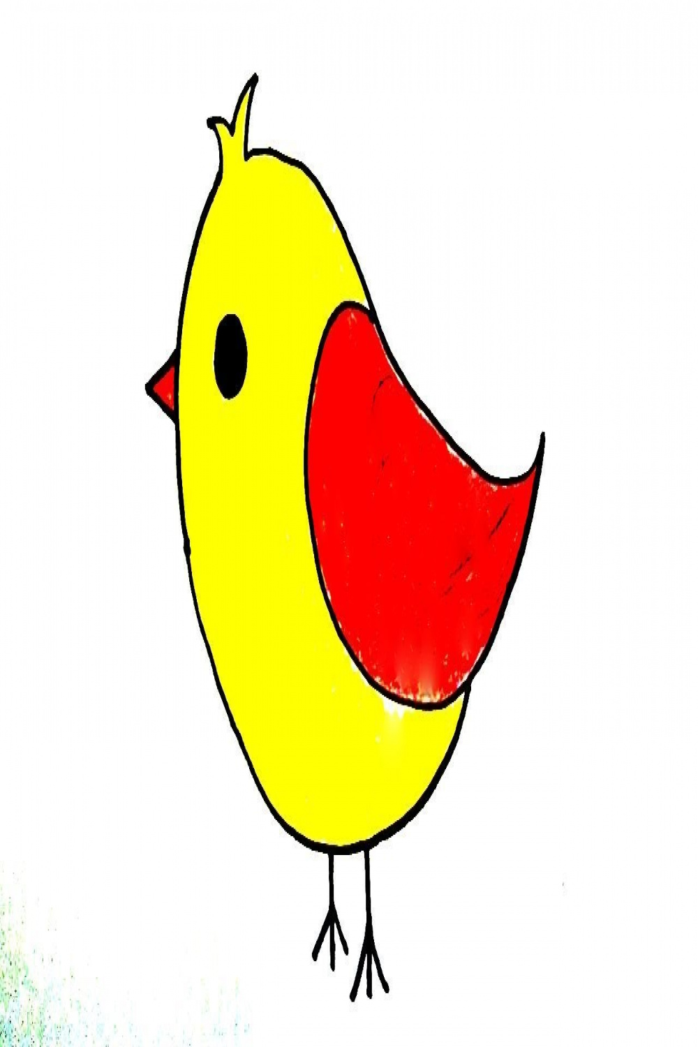 How to draw a bird step by step  Easy drawing lesson for kids