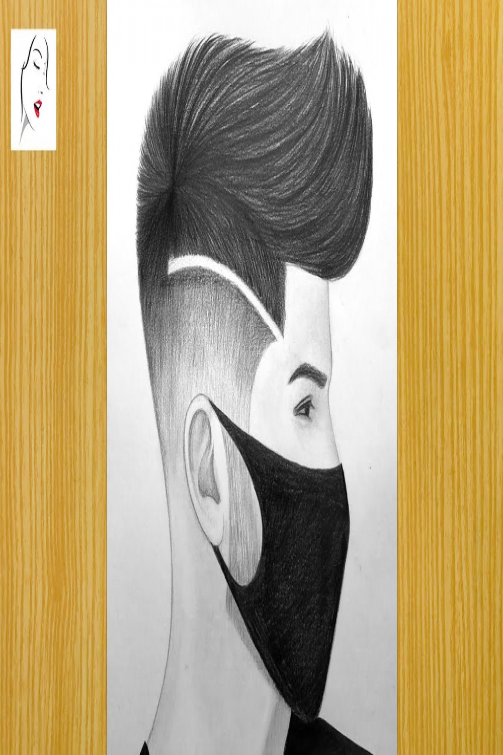 How to draw a boy with face mask pencil sketch drawing  How to Draw a Boy  in  Easy Steps  Drawing