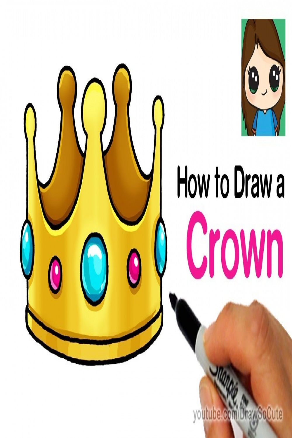 How to Draw a Crown Easy  Emoji