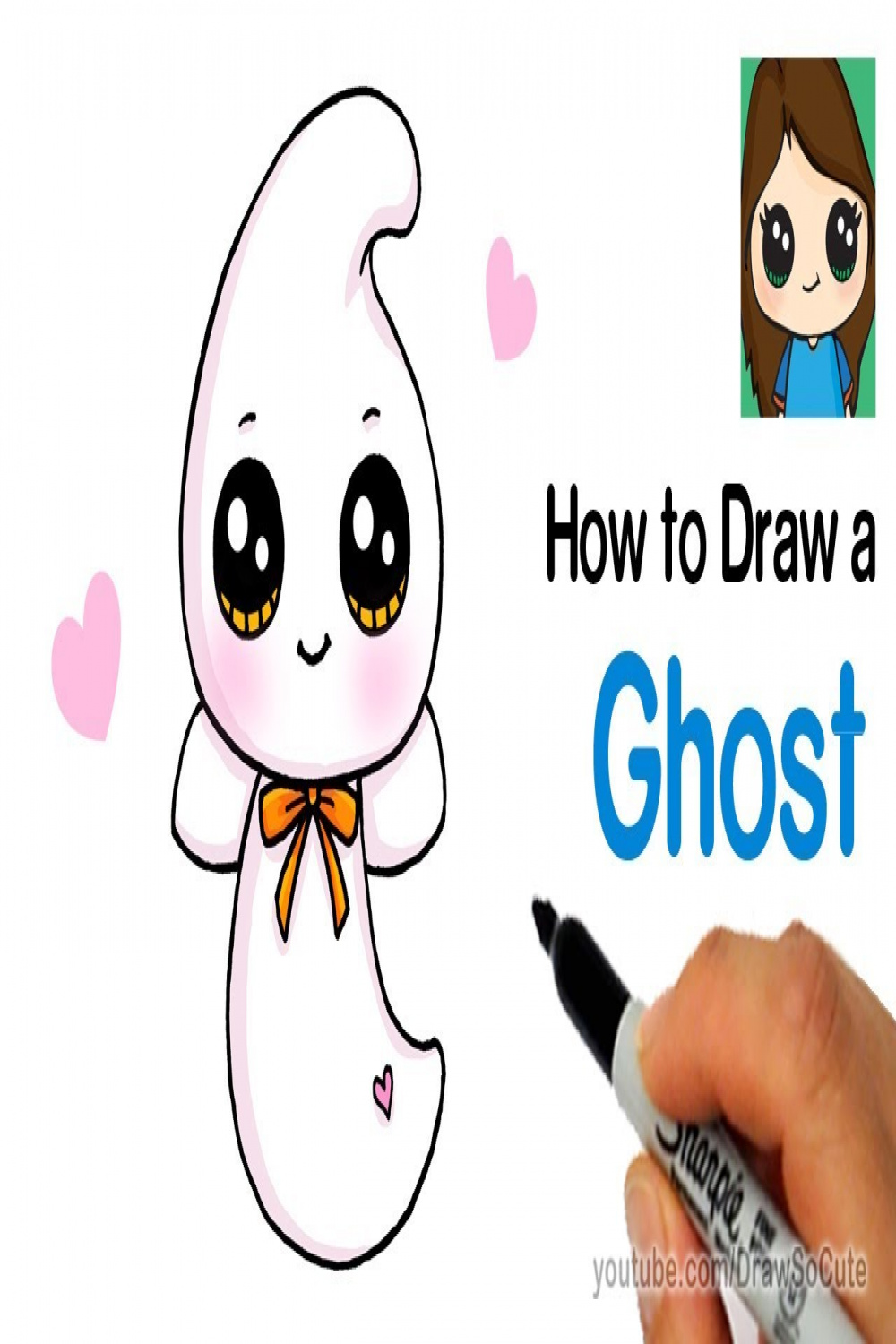 How to Draw a Cute Ghost Easy  Beanie Boos