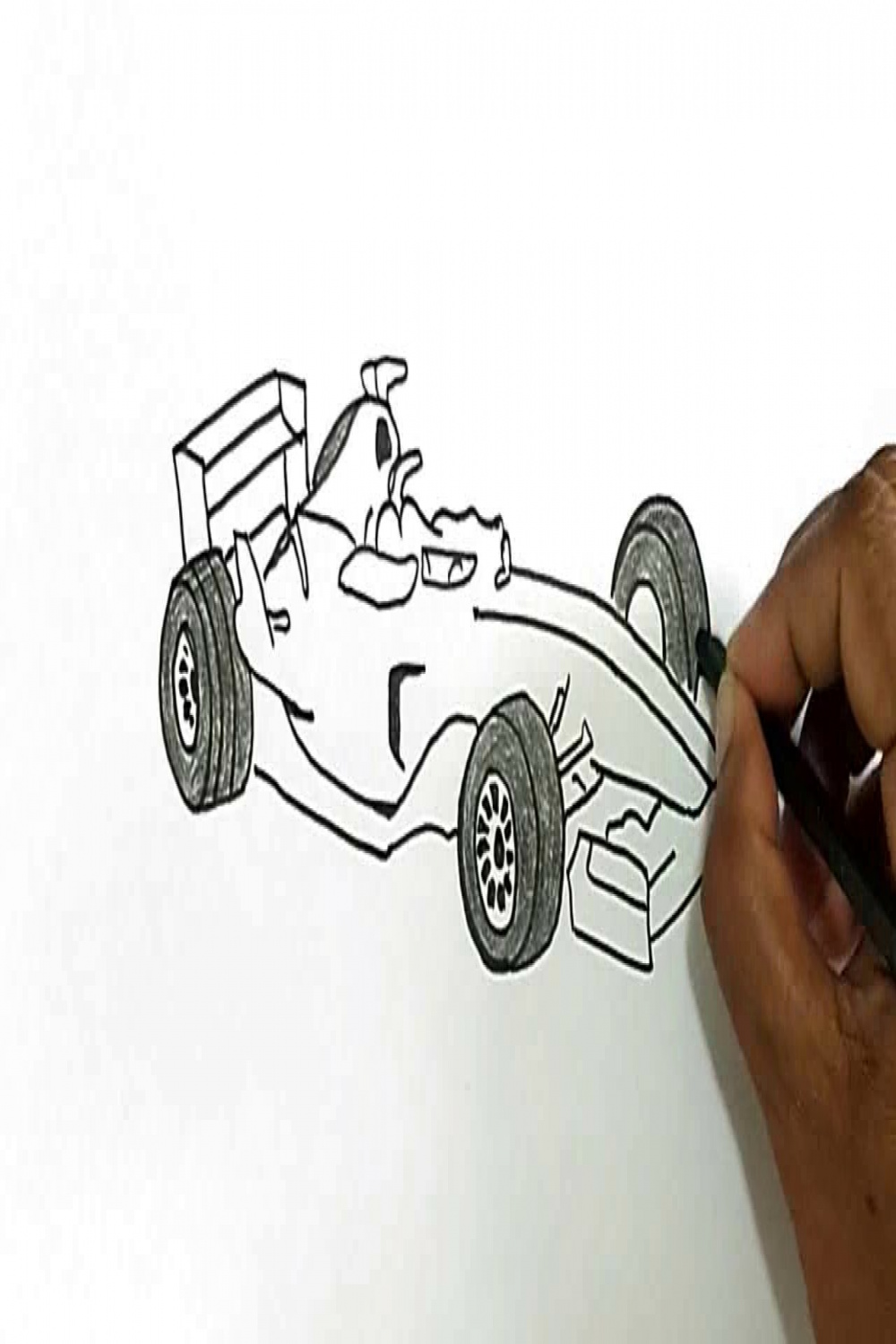 How to Draw a Formula  Car