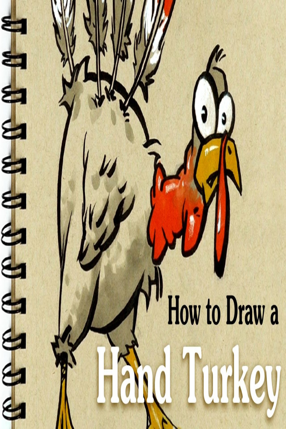 How to Draw a Hand Turkey - Thanksgiving Sketch
