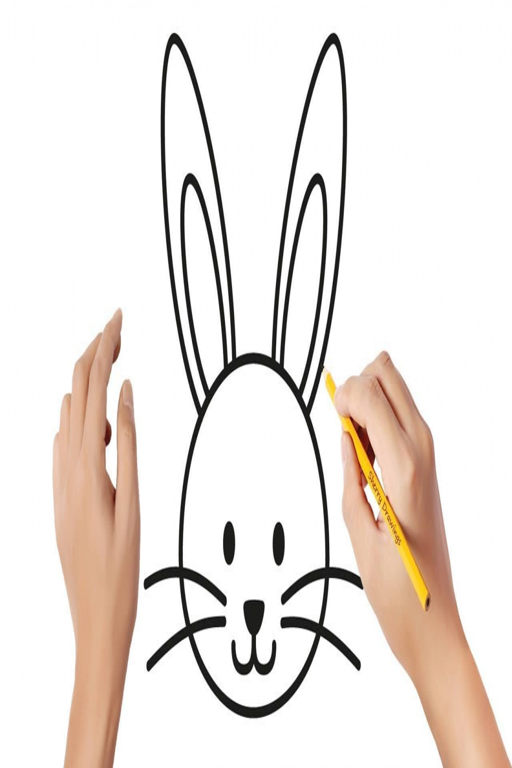How to draw a rabbit bunny face easy step by step  Drawing for kids -  YouTube  Easy drawings for kids, Rabbit drawing easy, Bunny drawing