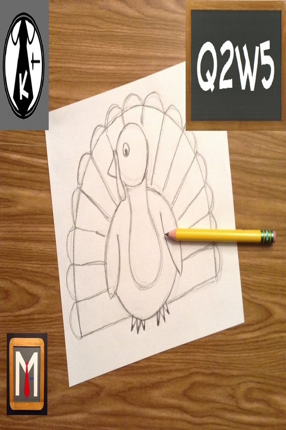 How to Draw a Turkey