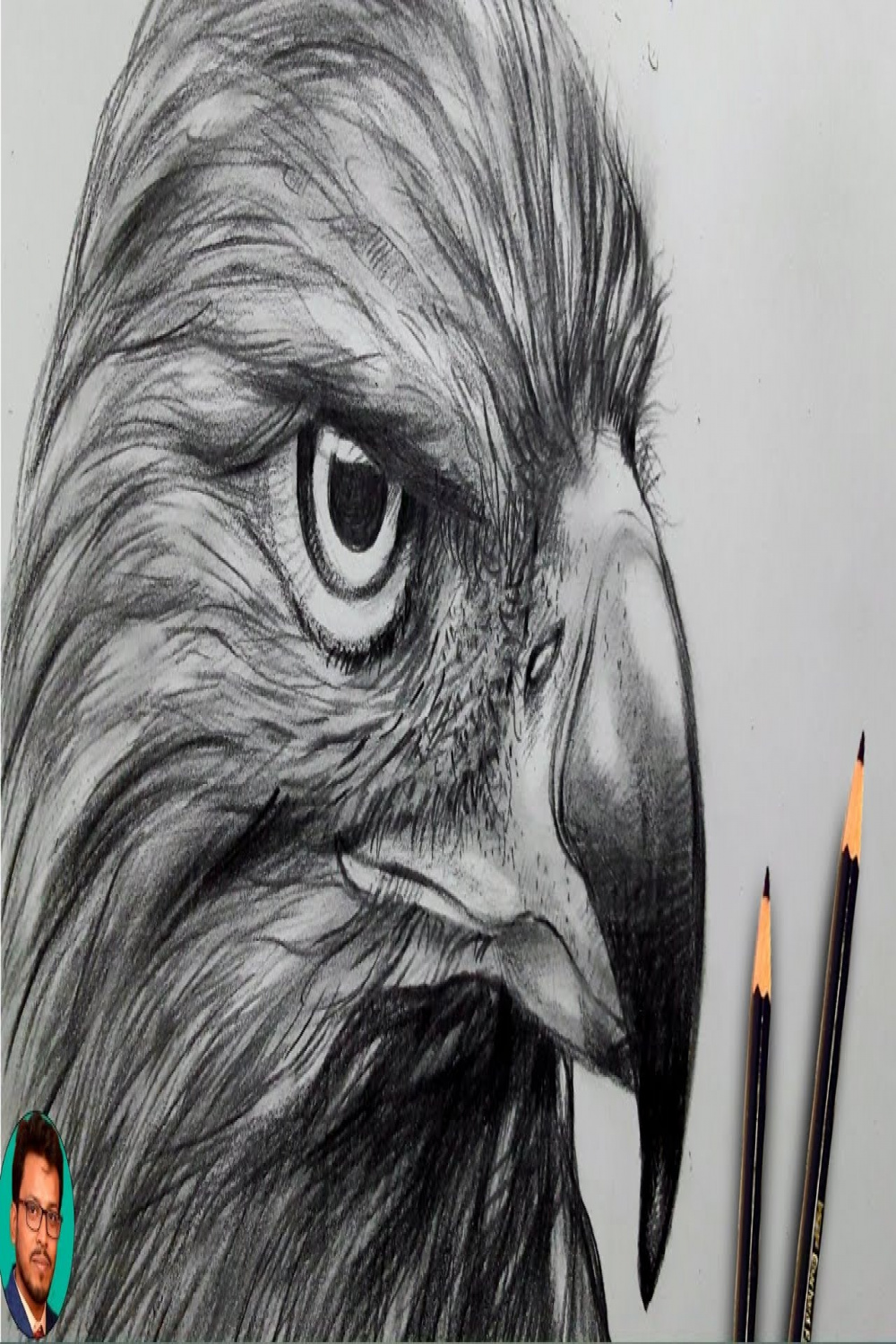 How to draw an Eagle /Eagle eye drawing /Beak drawing /Eagle face  drawing/Realistic eagle