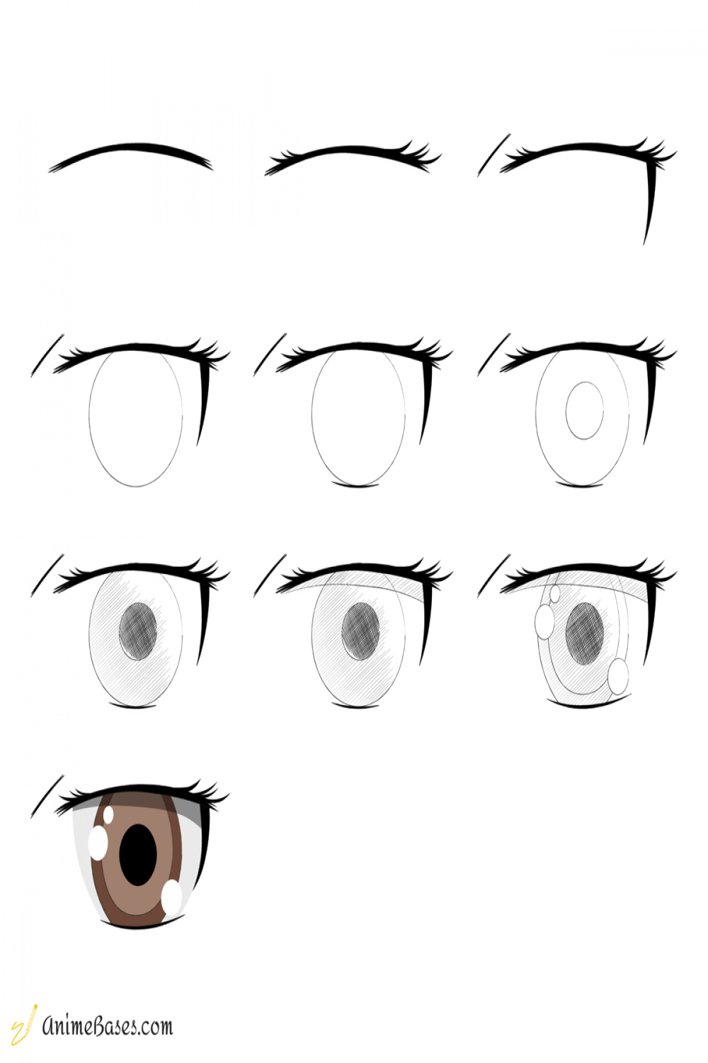How To Draw Anime Eyes  AnimeBases