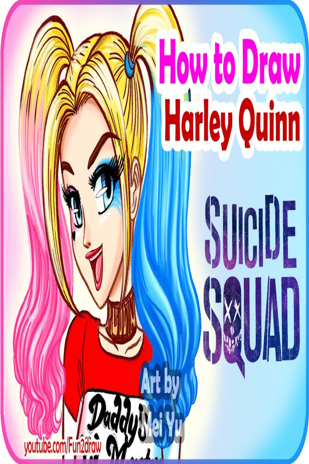 How to Draw Anime, Manga Harley Quinn  Mei Yu - Fundraw  Online Art  Lessons