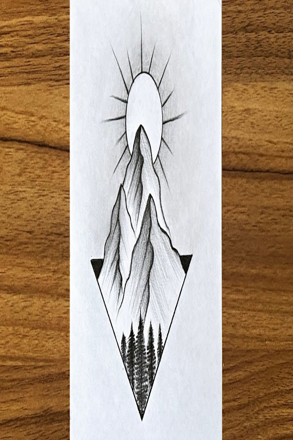 How to draw beautiful mountain scenery  Easy scenery drawing  Easy  drawing ideas for beginners
