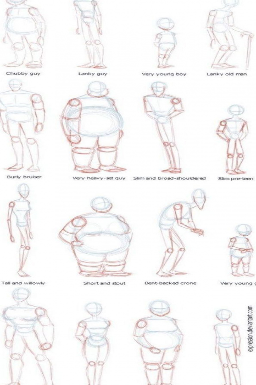 HOW-TO-DRAW-BODY-SHAPES-Tutorials-For-Beginners  Body drawing