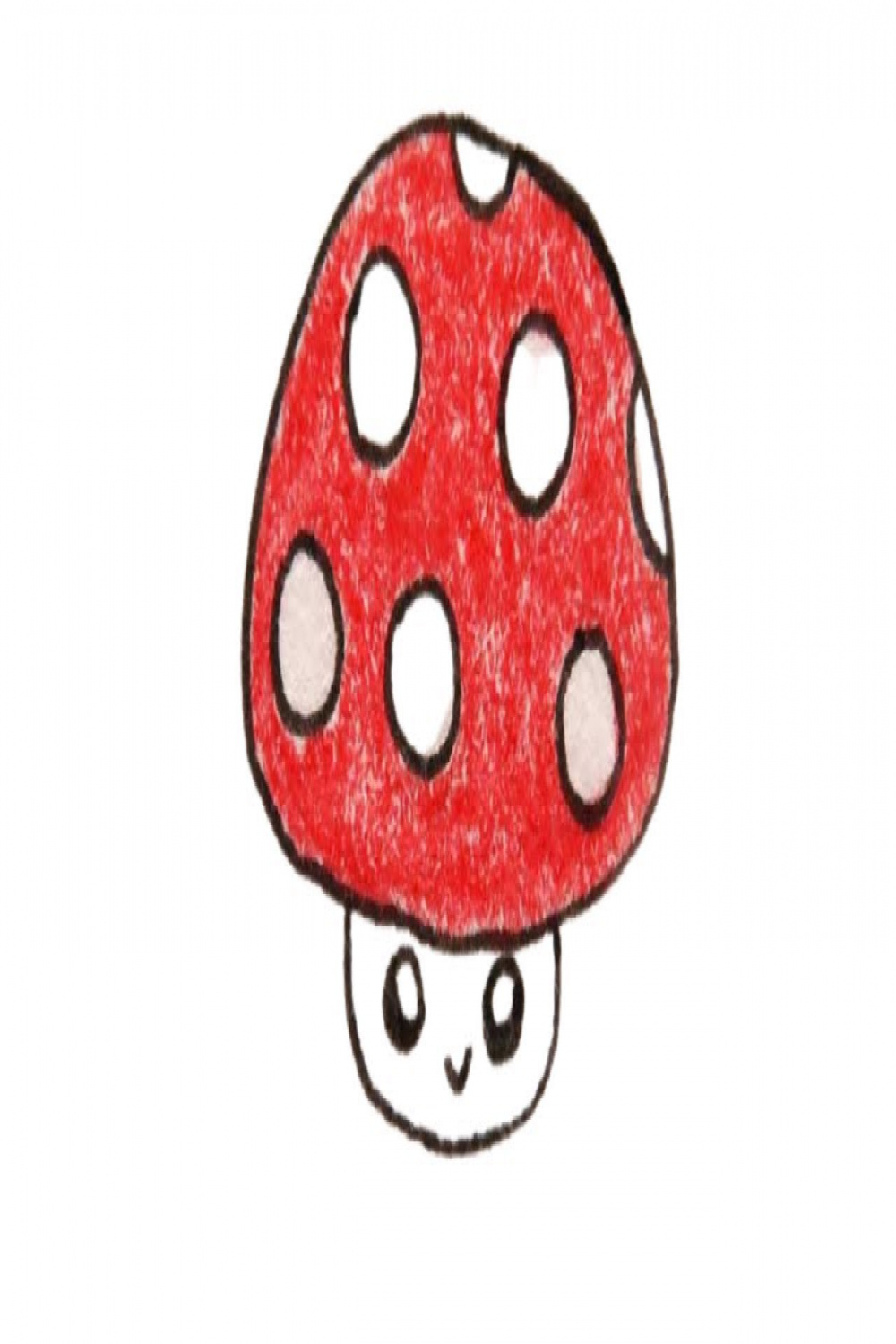 How to draw cute mushroom 🍄 step by step #drawing #art - YouTube