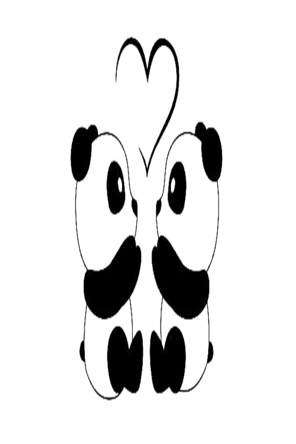 How to draw cute panda friendship drawing tutorial  step by step