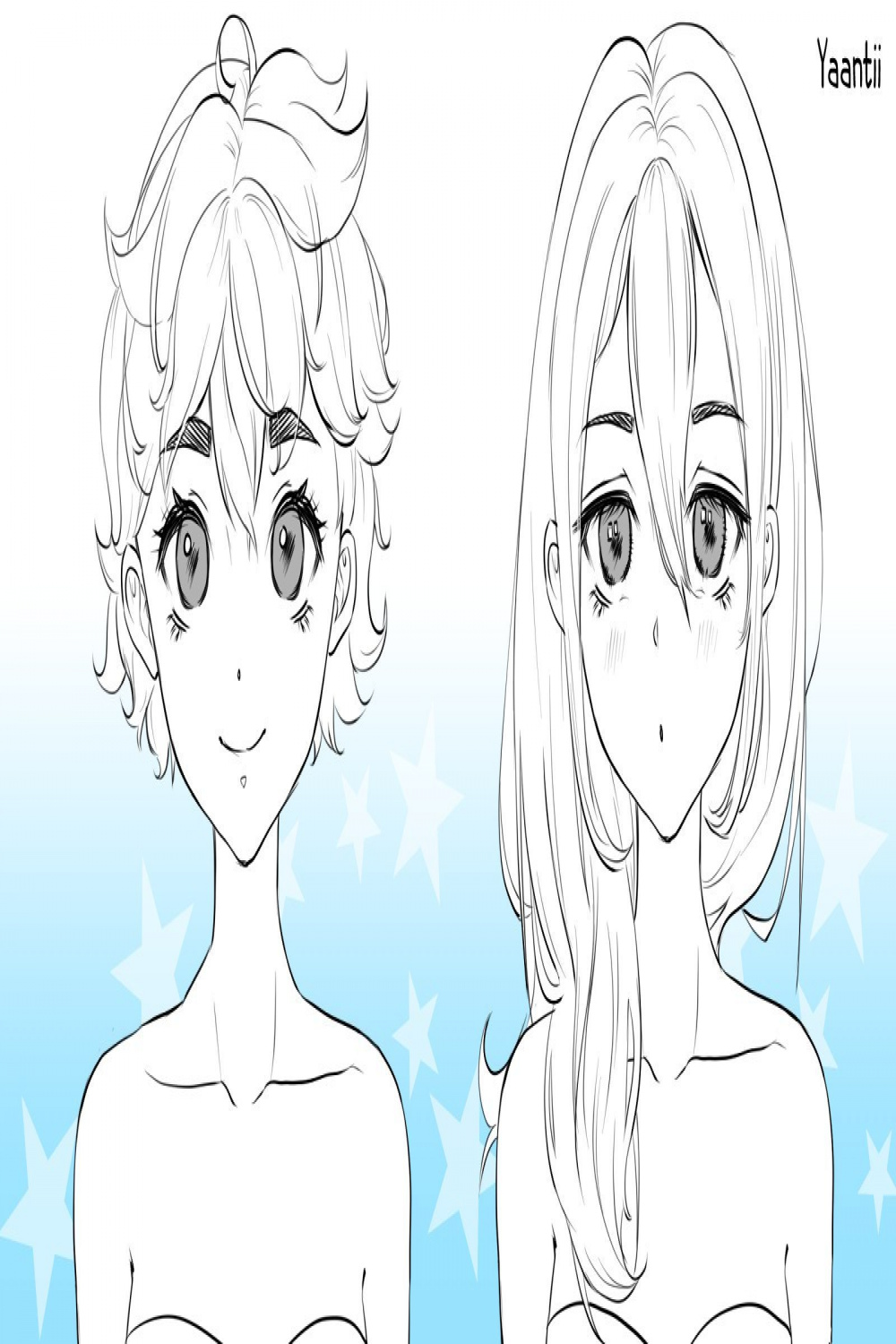 How To Draw Female Hairstyles  Anime & Manga (Basics