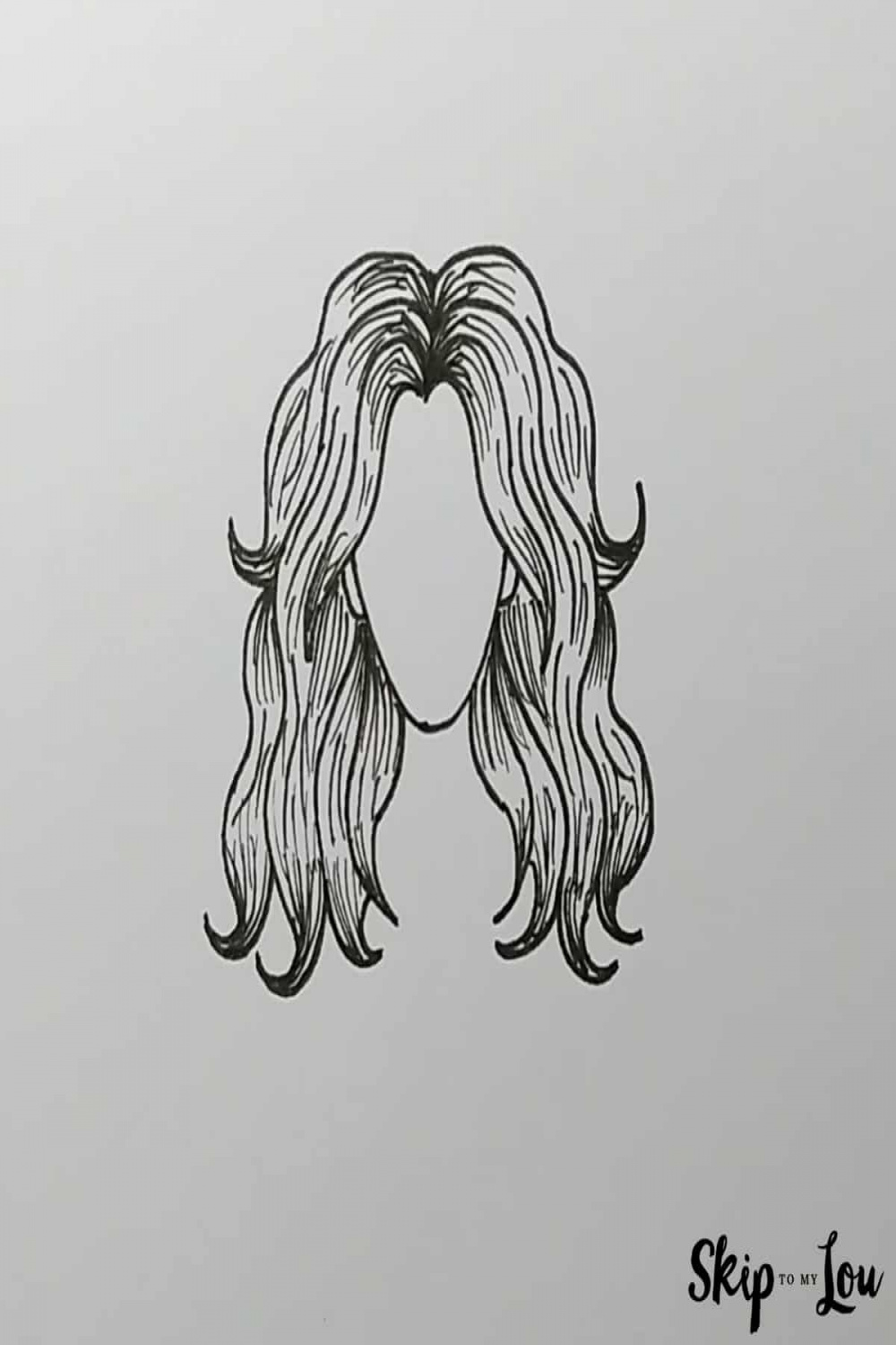 How to Draw Hair – A Realistic Hair Tutorial  Skip To My Lou