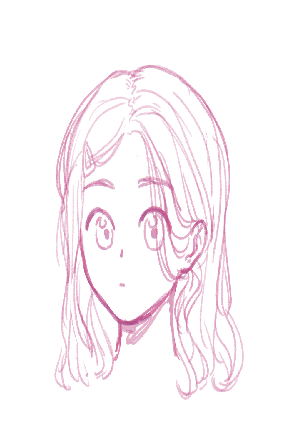 How to draw hair “Foundation preparation #” by GGRG - Make
