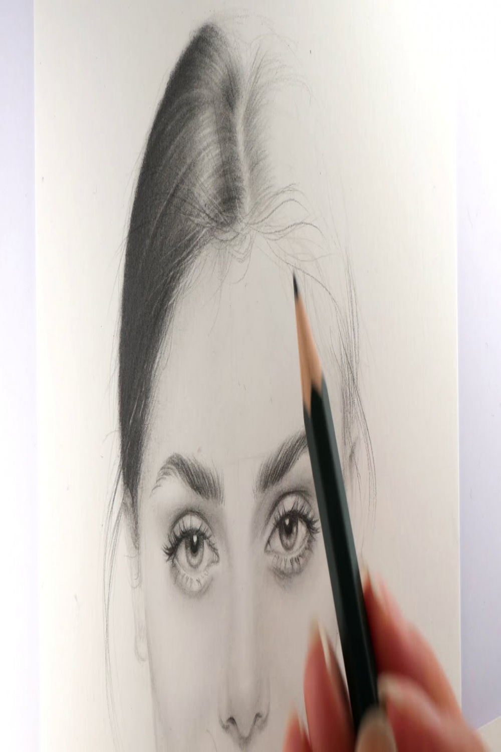 How to Draw HAIR - Step by Step  SKETCHBOOK Practice