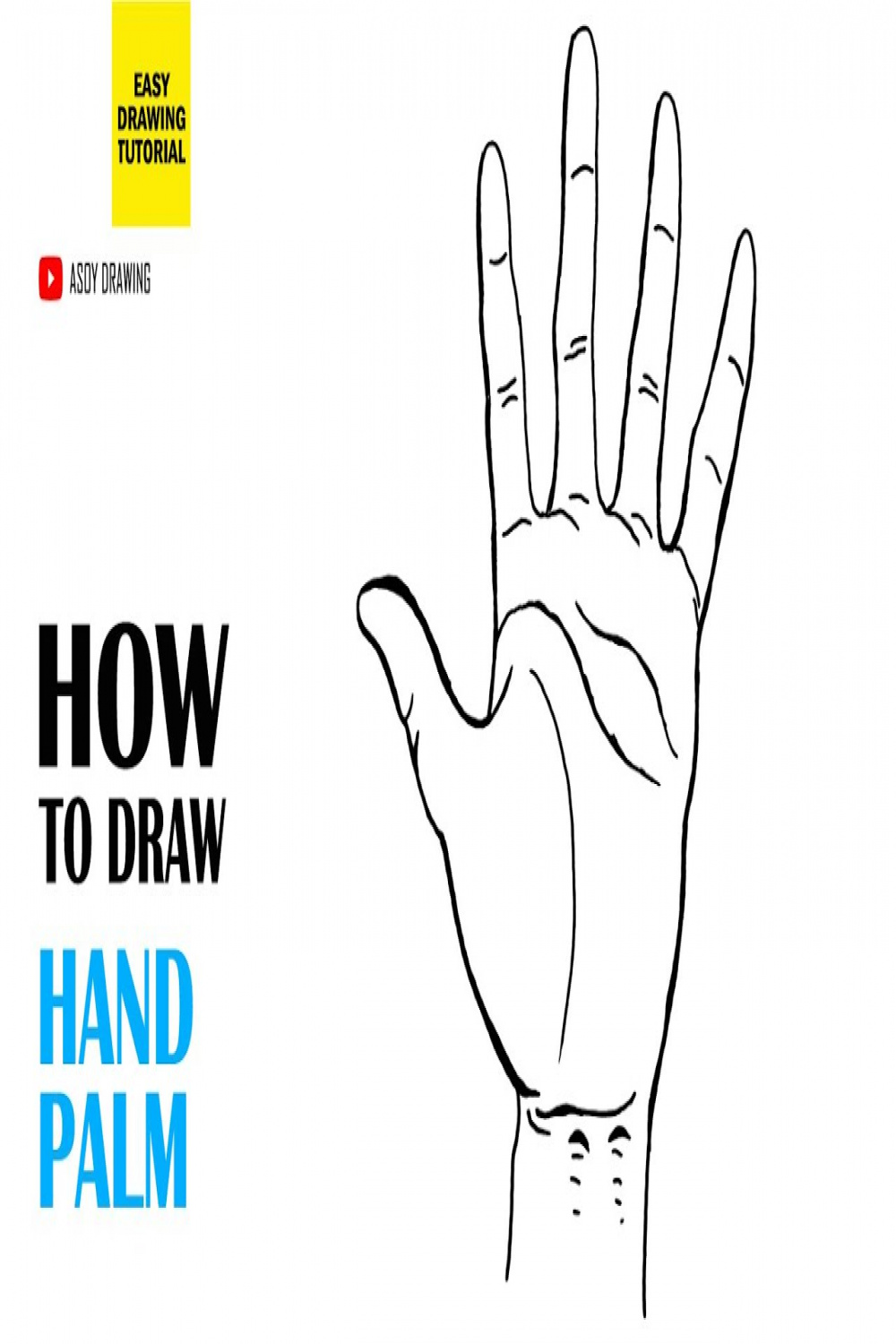 How to Draw Hand Palm