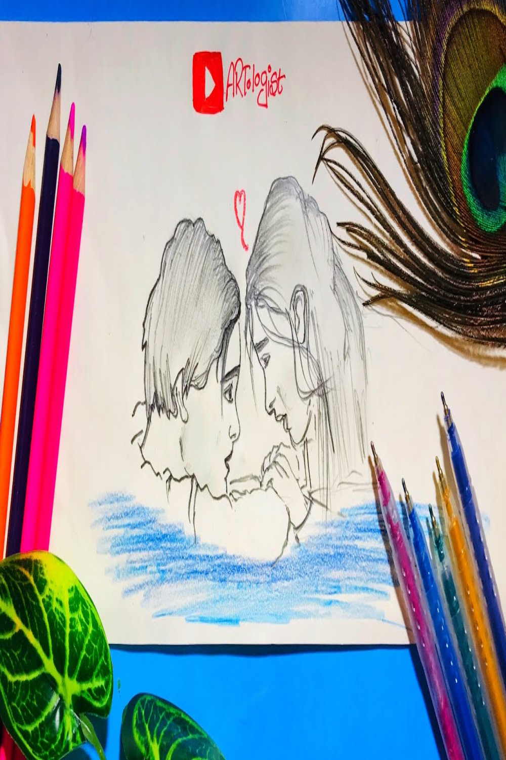 How to draw jack and rose death scene💔Leonardo Dicapriokate winsletvery  easyARTologist🇧🇩✏️
