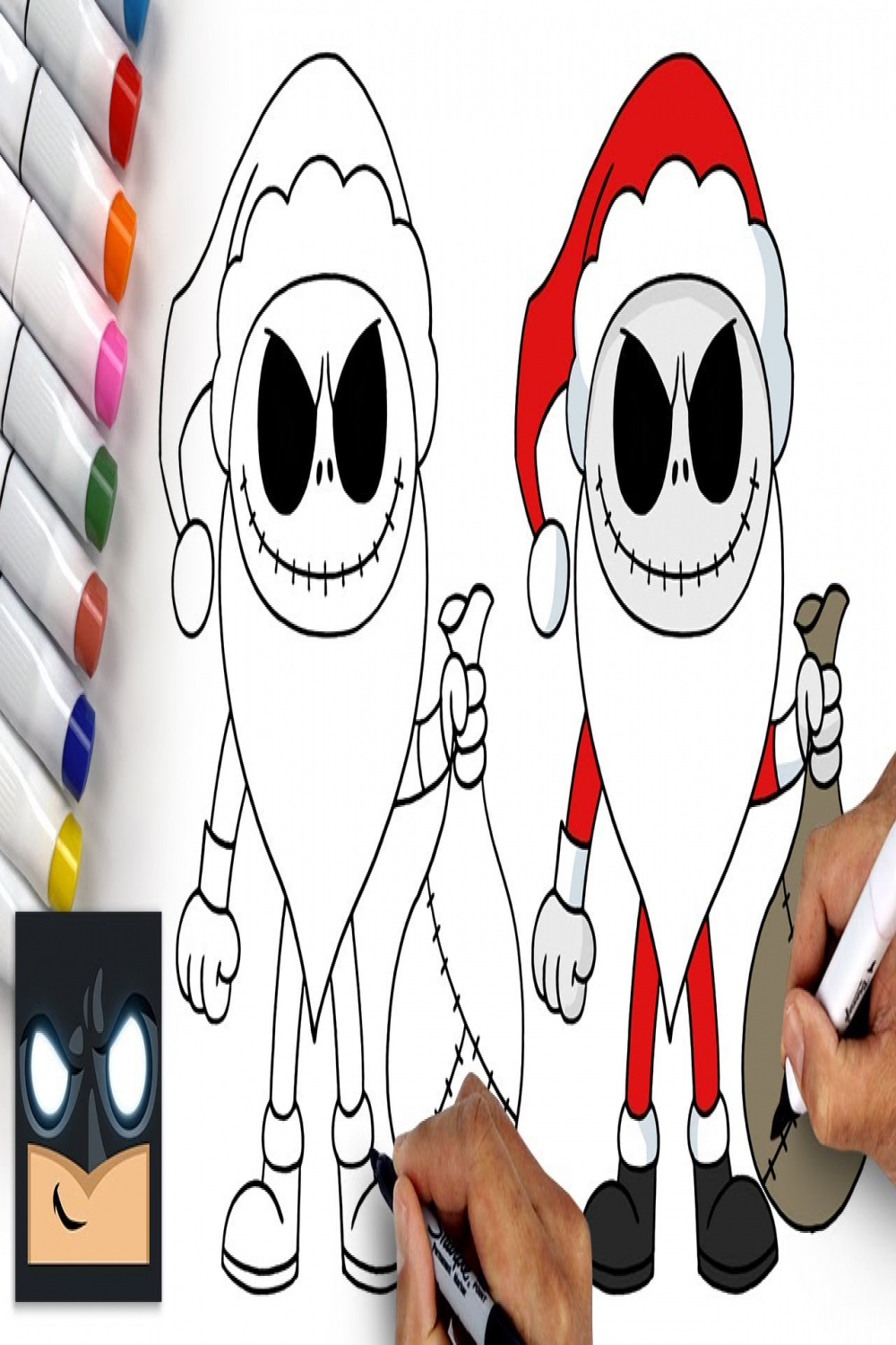 How To Draw Jack Skellington  A Nightmare Before Christmas