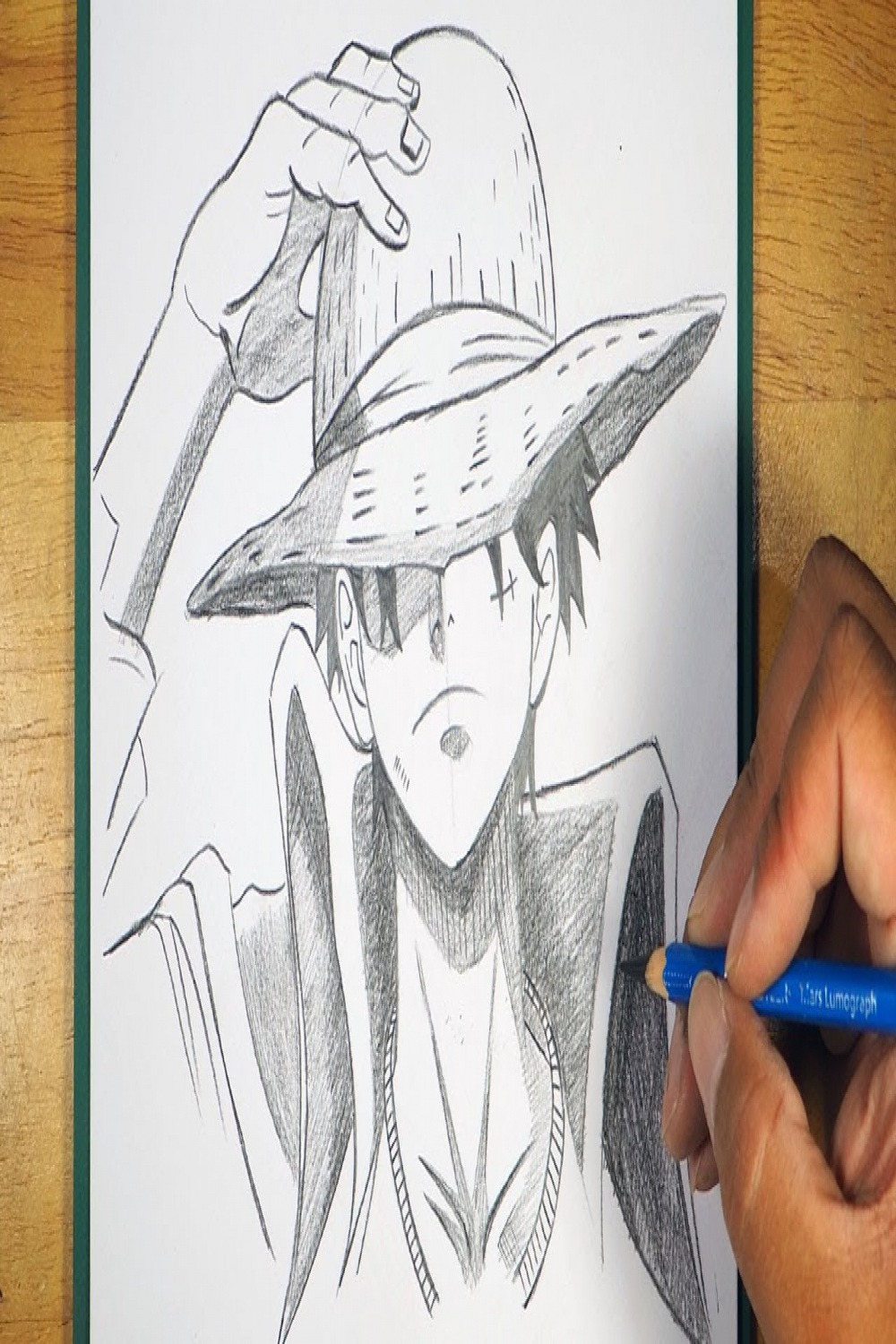How to Draw Monkey D Luffy  Luffy Drawing  Step by Step