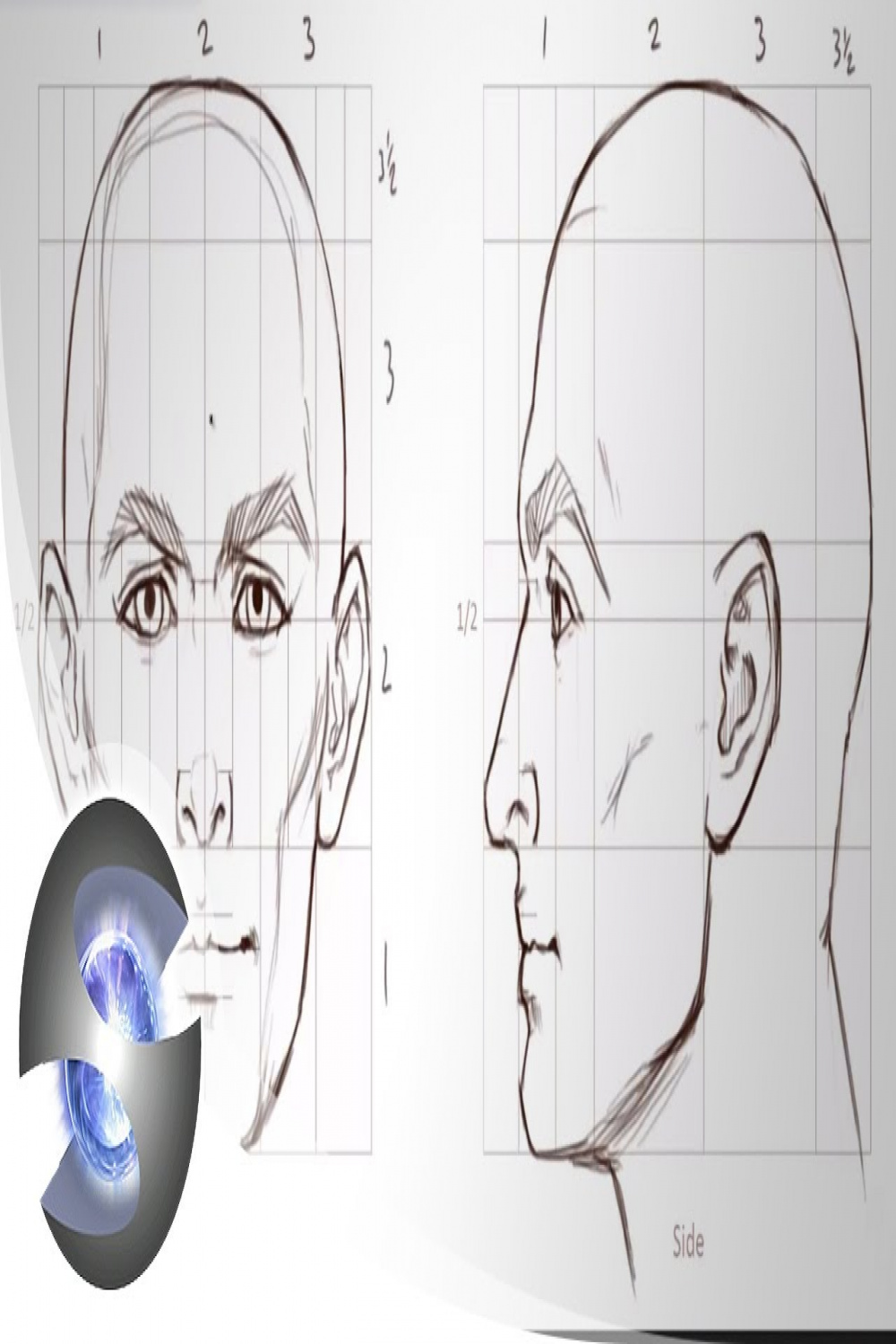 How to Draw - Proportions of the Adult Male Head