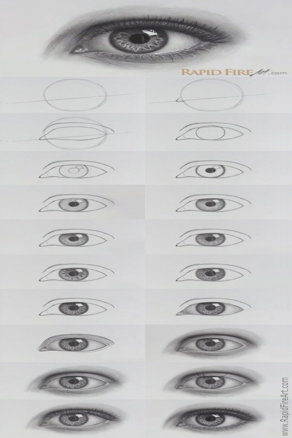 How to draw Realistic EYES  Steps #draw #Eyes #Realistic #Steps