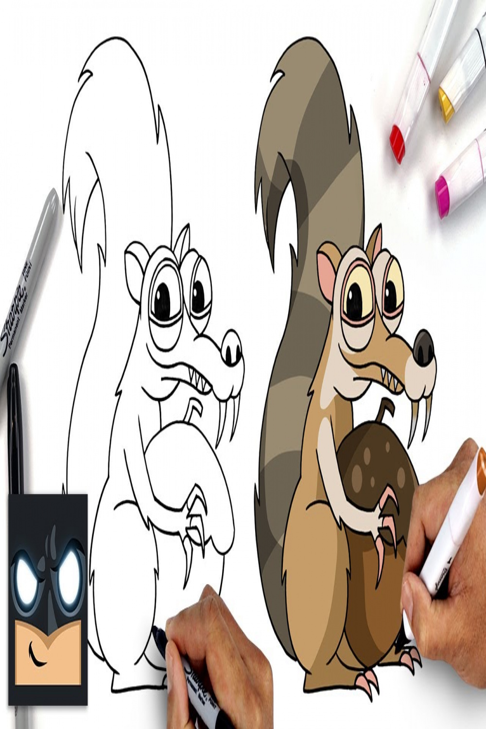 How To Draw Scrat  YouTube Studio Art Tutorial