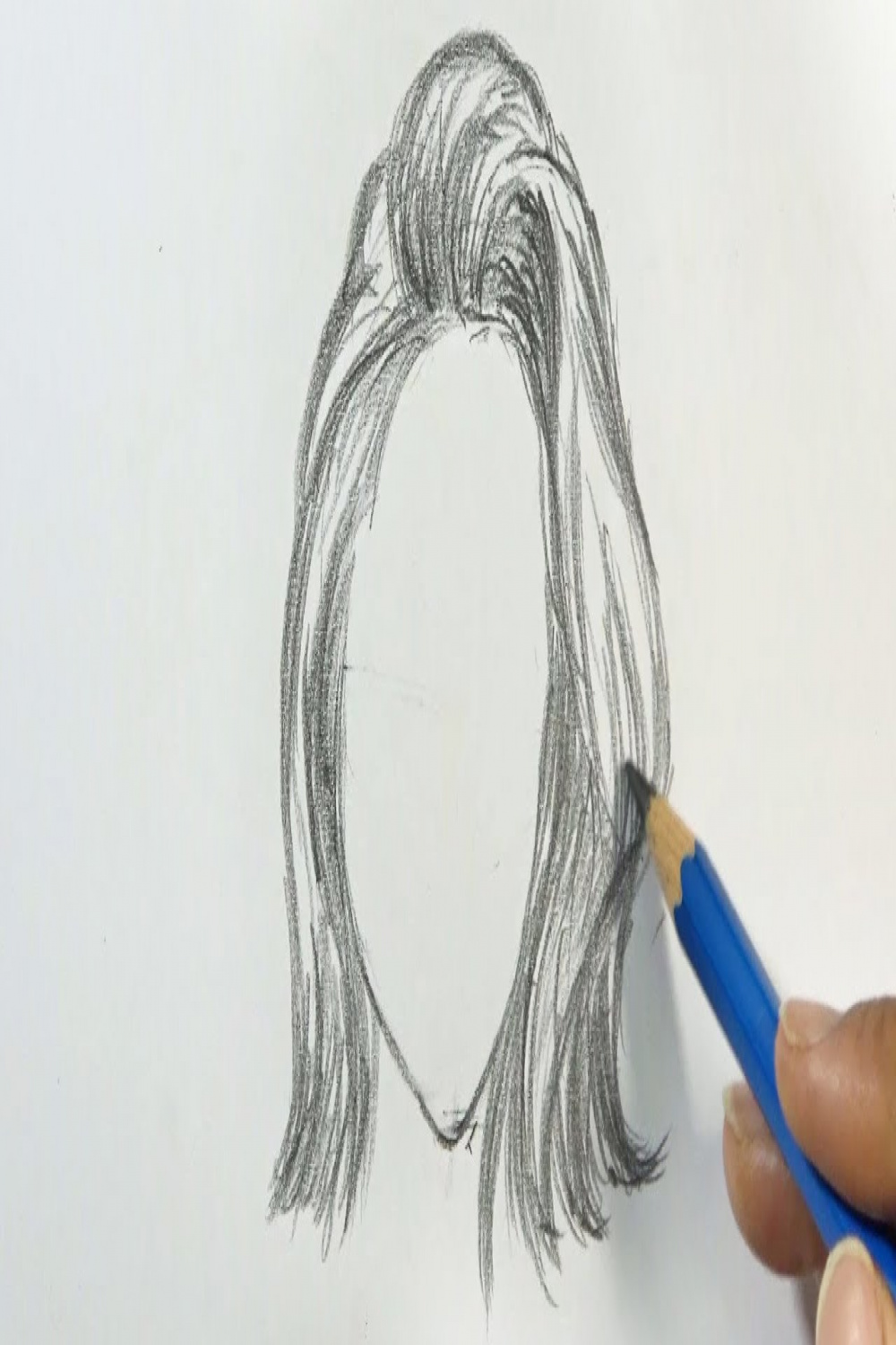 How to Draw Short Hair Styling for Woman  Hihi Pencil