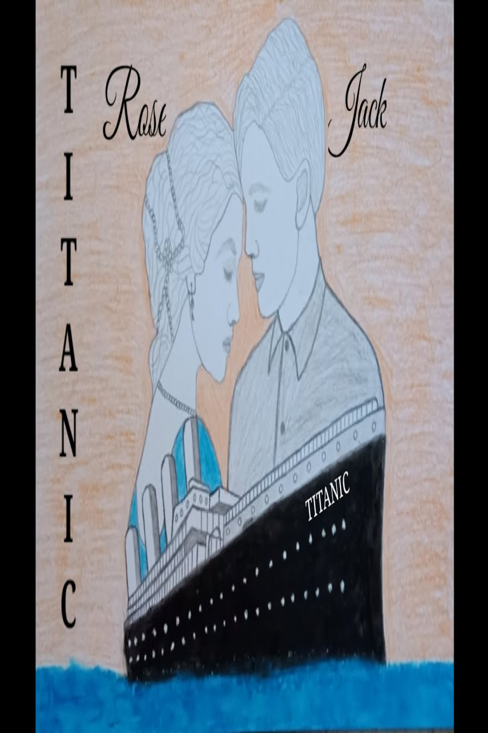 How To Draw Titanic Ship Along With Jack and Rose