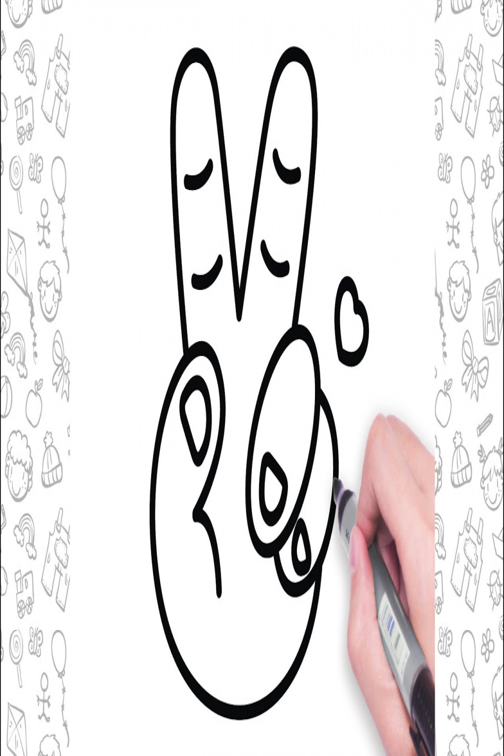 How to Draw Yeah Hand Easy Step by Step Easy