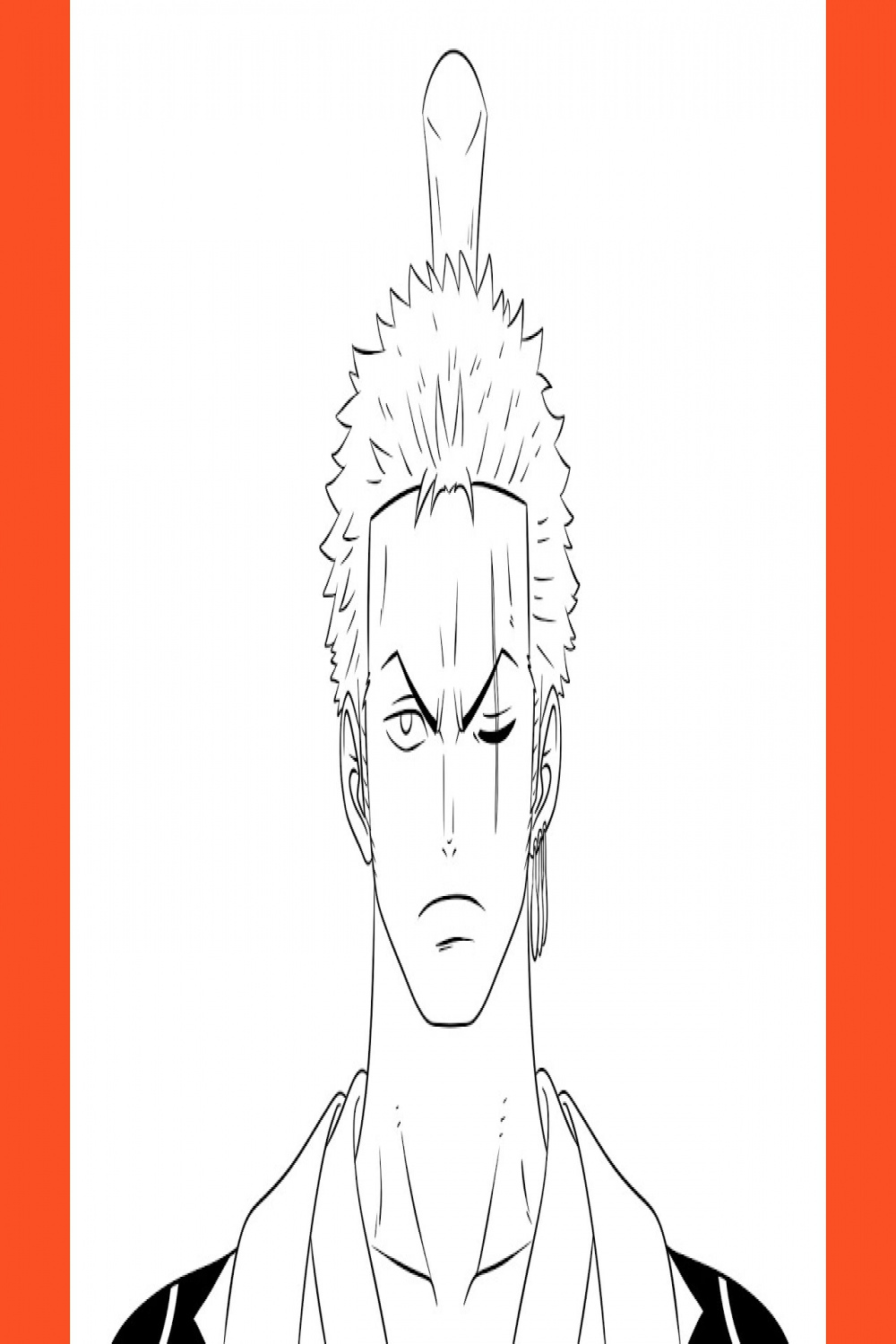 How To Draw Zoro Man Bun (One Piece)