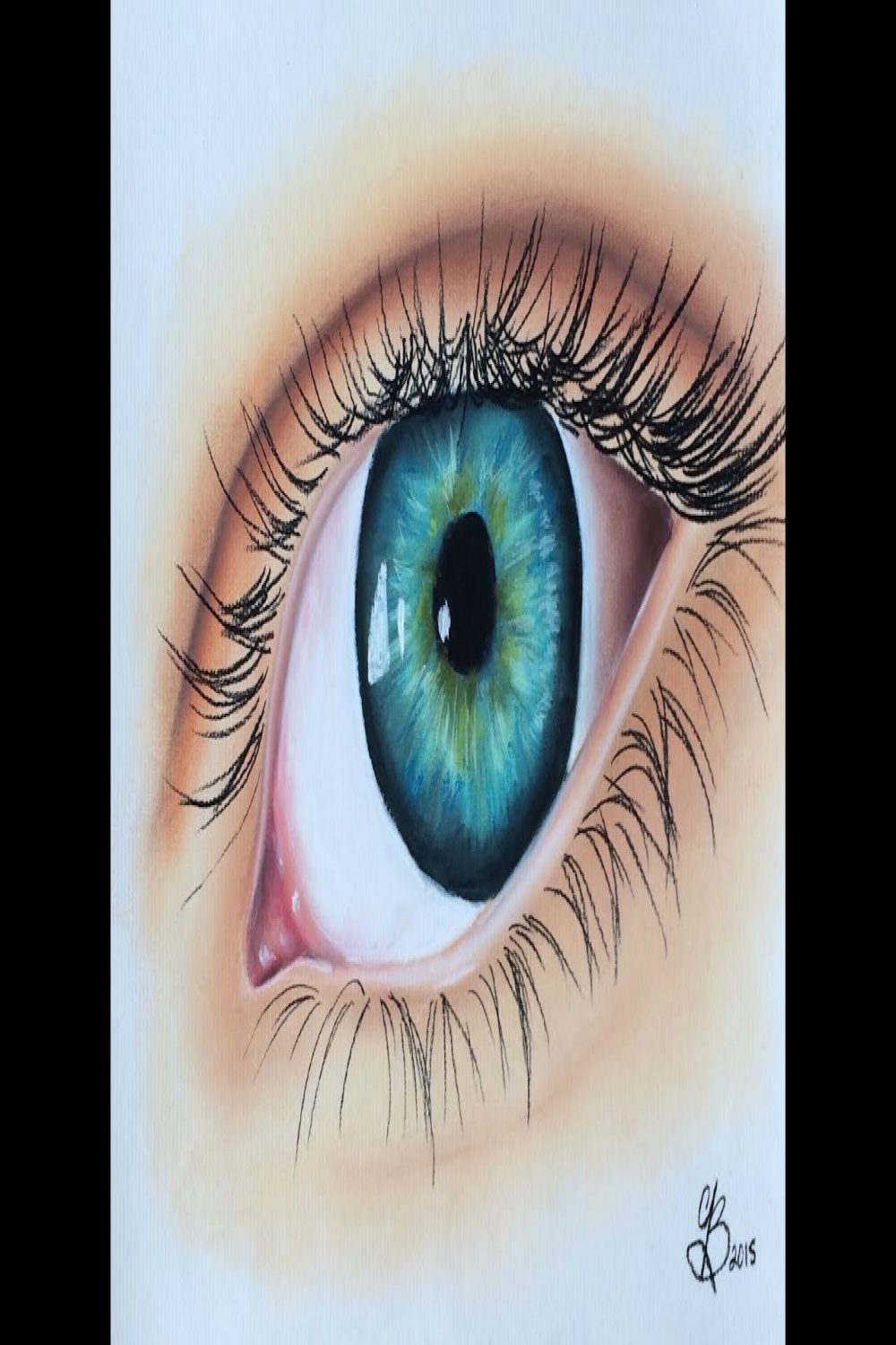 HOW TO: Working in Chalk Pastel  "EYE"