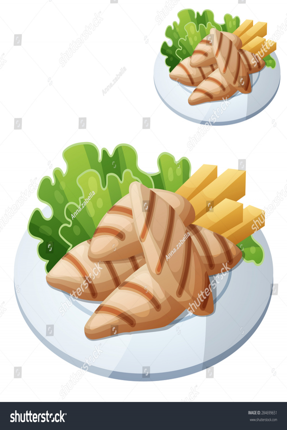 Hühnerstreifen am Grill