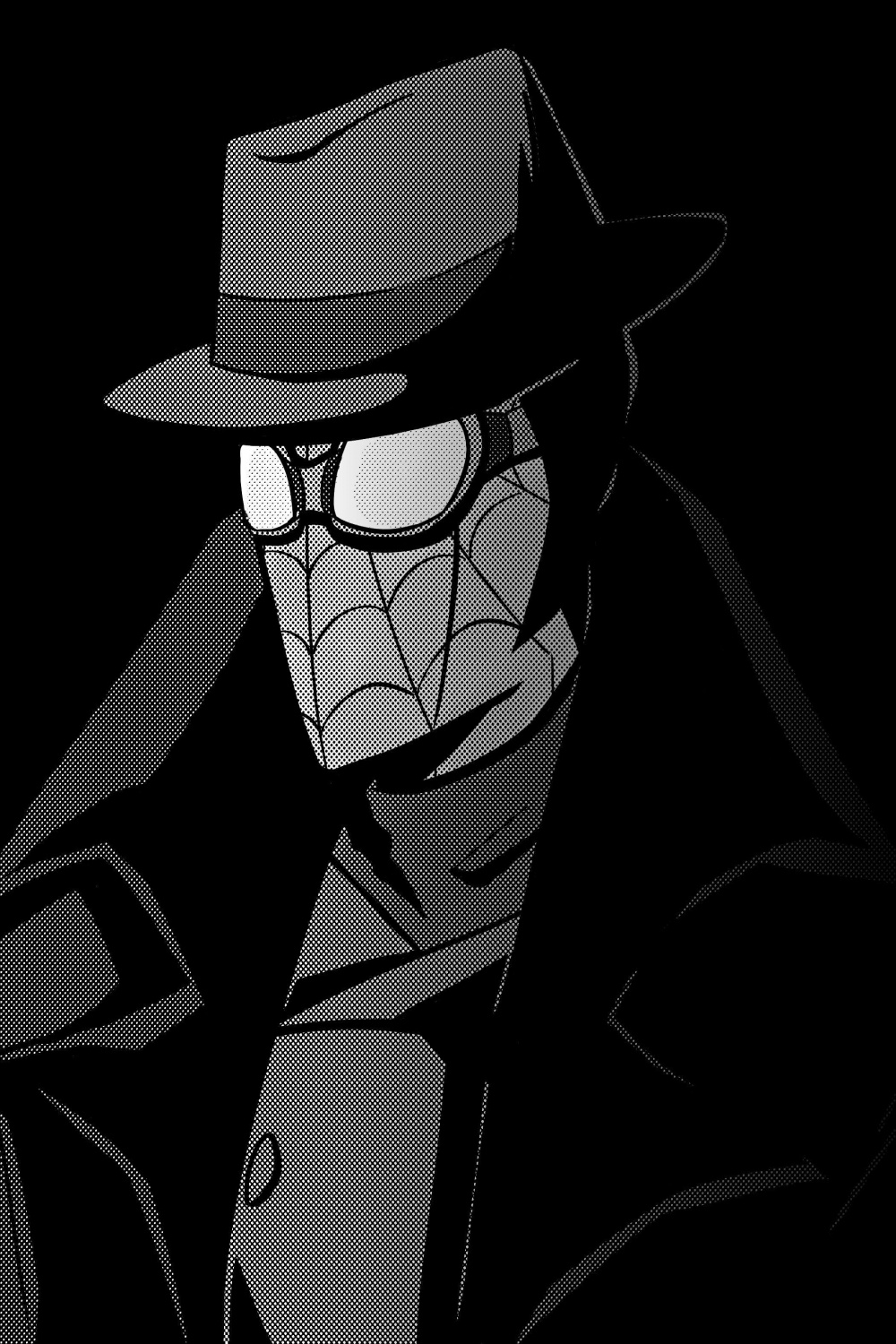 I decided to draw Spider-man Noir : r/DigitalArt