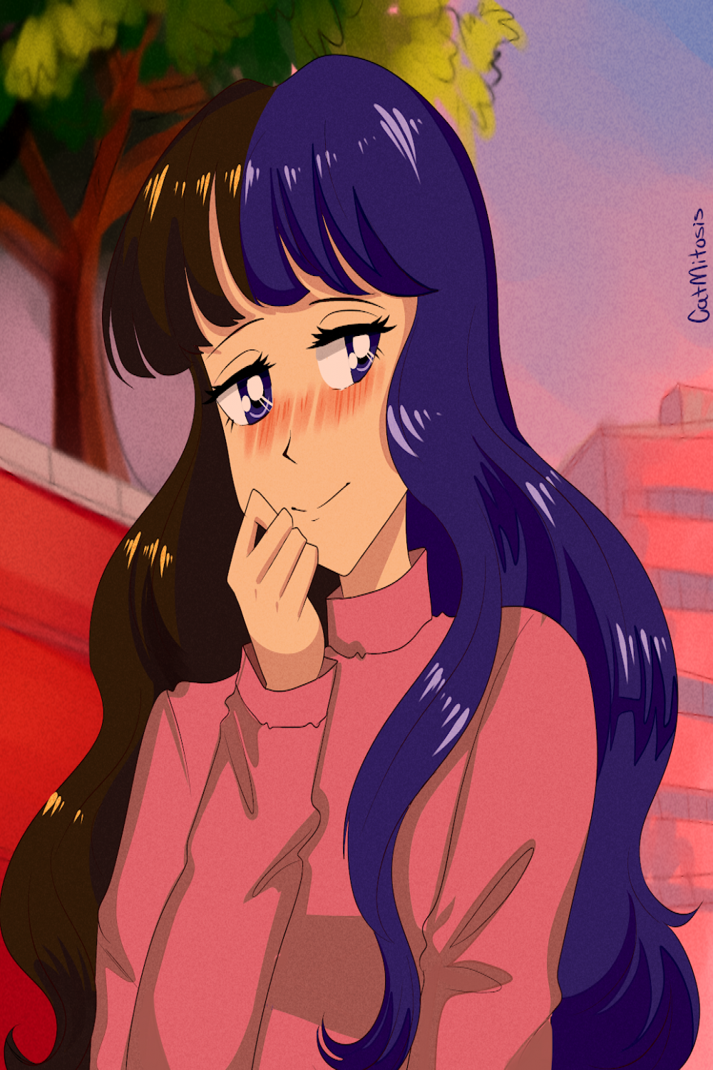 I tried drawing in a 