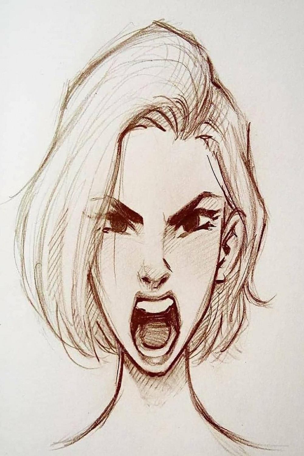 Image may contain:  person, drawing  Drawing sketches, Sketches