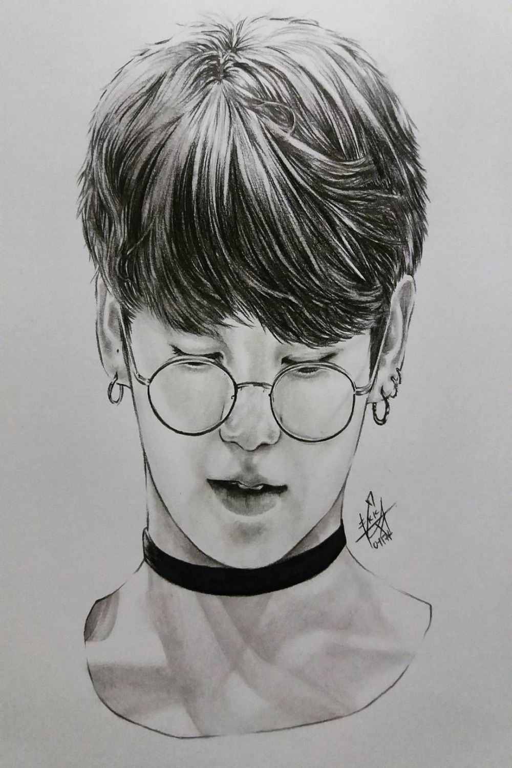 Image result for jungkook drawing  Easy drawings, Drawings