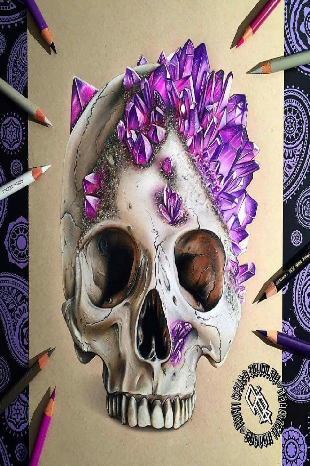 Incredible colored pencil work by British artist Adam Bettley