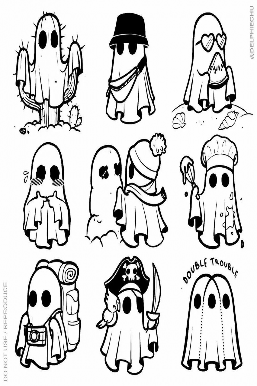 Instagram in   Mini drawings, Ghost tattoo, Spooky tattoos