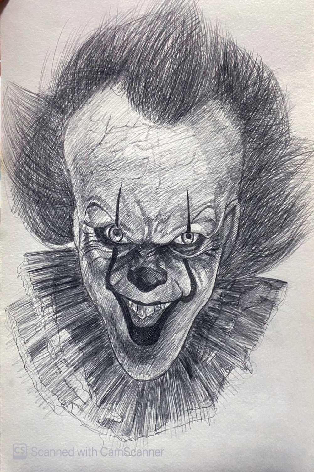 IT clown sketch horror movie by NariChol on DeviantArt