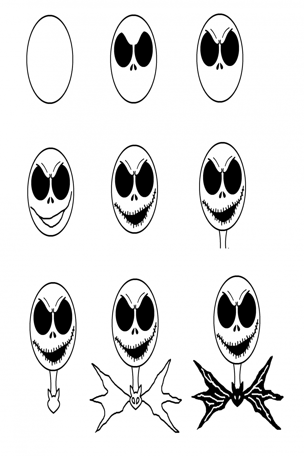 Jack Skellington  Jack skellington drawing, Nightmare before