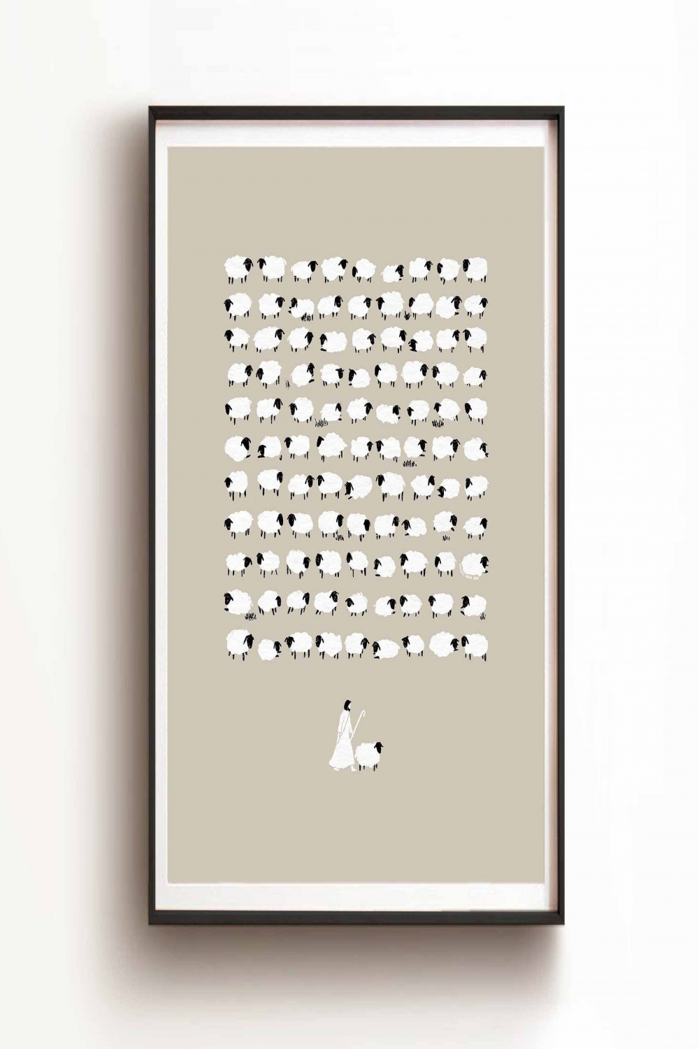 Jesus Leaves the  Sheep DIGITAL DOWNLOAD, Bibel Skizze Bibel