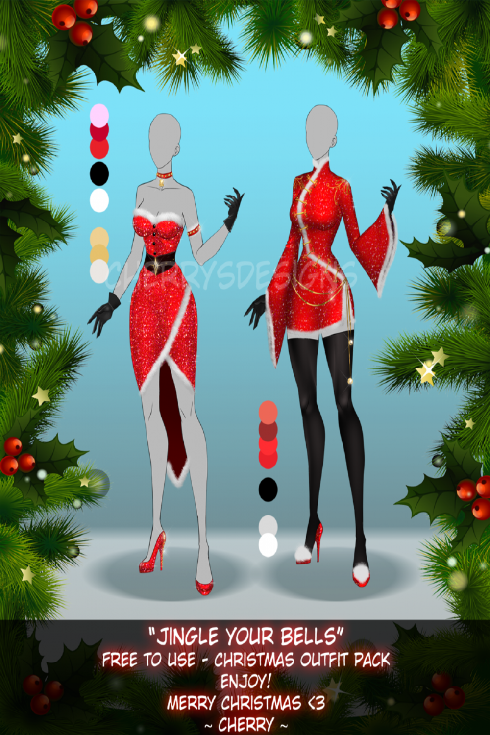 Jingle your bells - (FU) Christmas outfit pack by CherrysDesigns