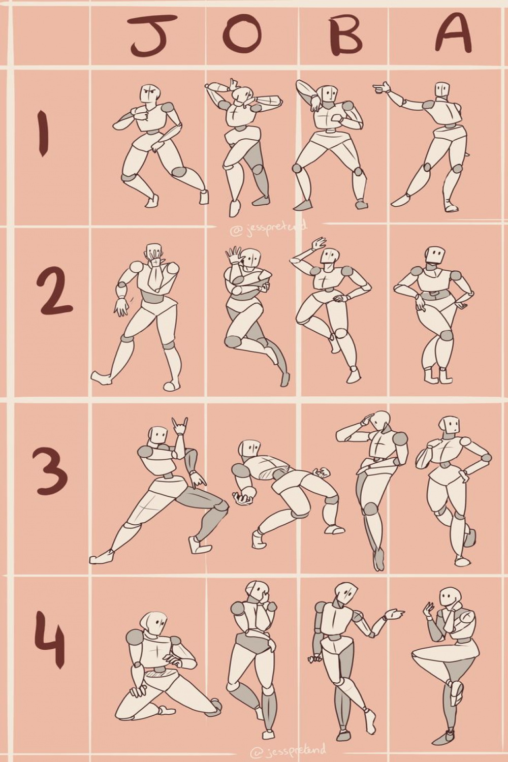 jjba pose meme  Drawing reference poses, Anime poses reference