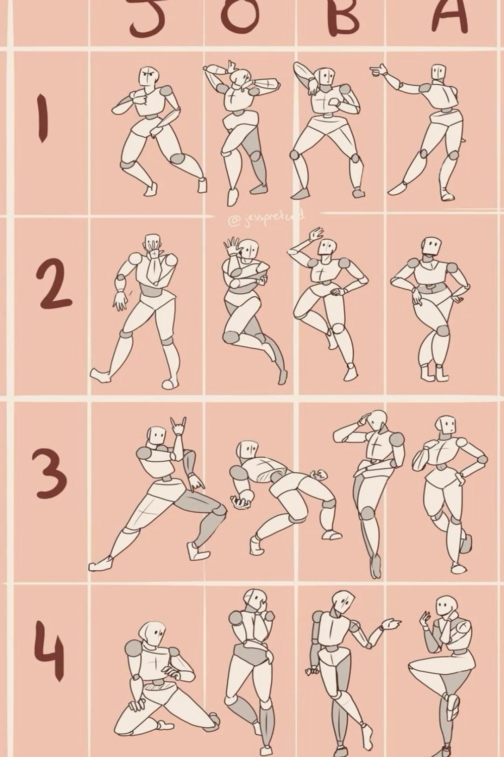 jojo pose   Drawing reference poses, Anime poses reference