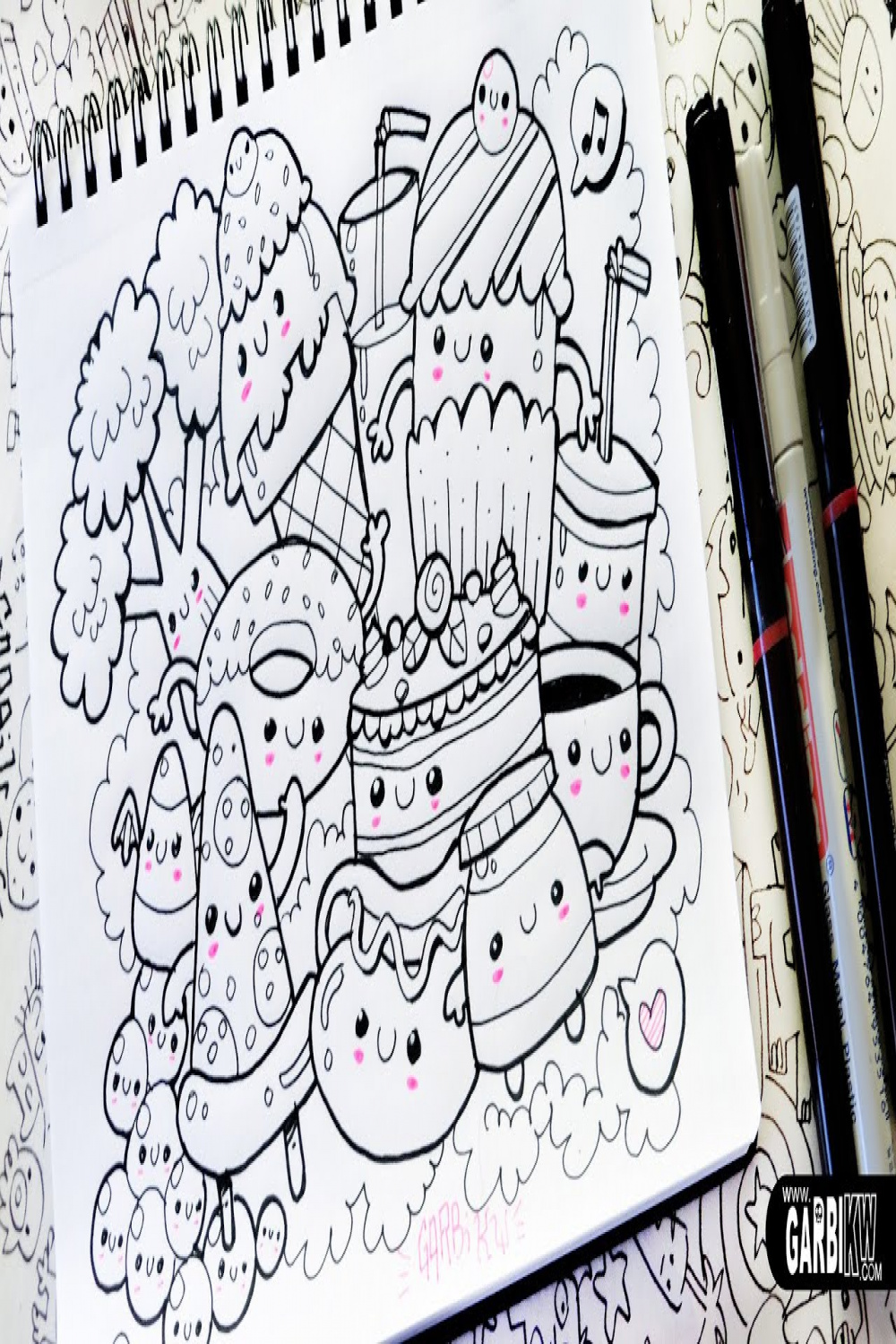 Kawaii Food - Hello Doodles - Easy and Kawaii Drawings by Garbi KW