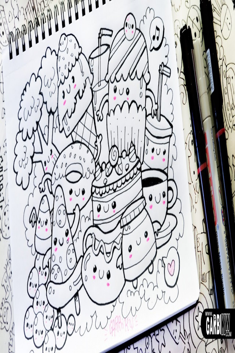 Kawaii Food - How To Draw Kawaii Doodles by Garbi KW