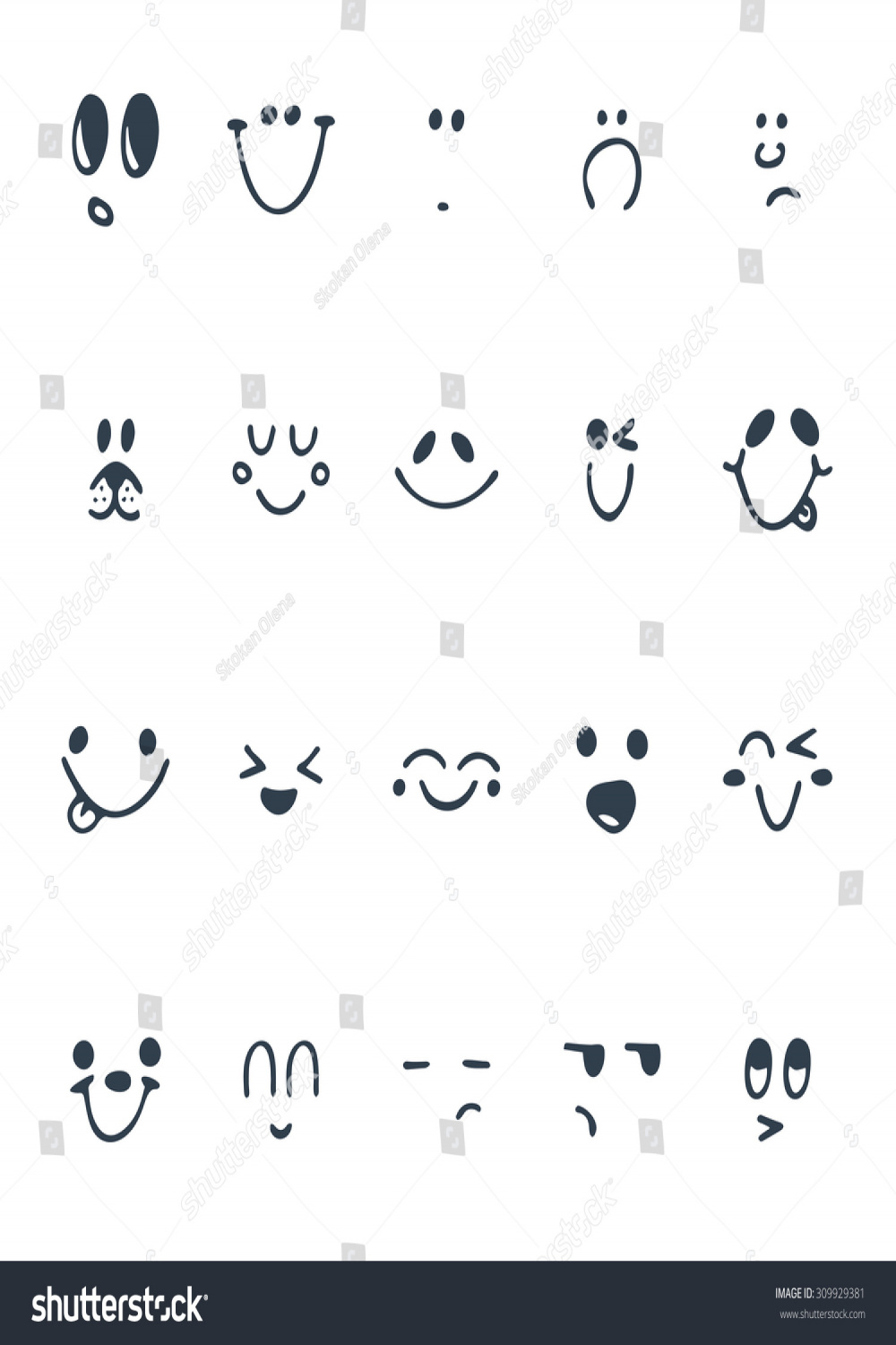 Kid Happy Face Drawing Photos, Images and Pictures