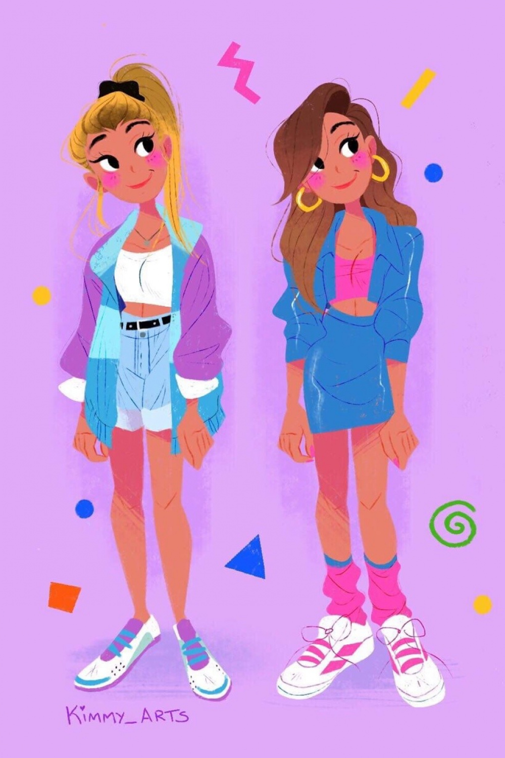 Kimmy_arts — I had an urge to draw s fashion 💜
