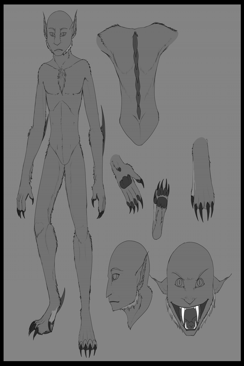 Kivuuli Base (My Personal Species - Semi Open) by Artha-Demon on