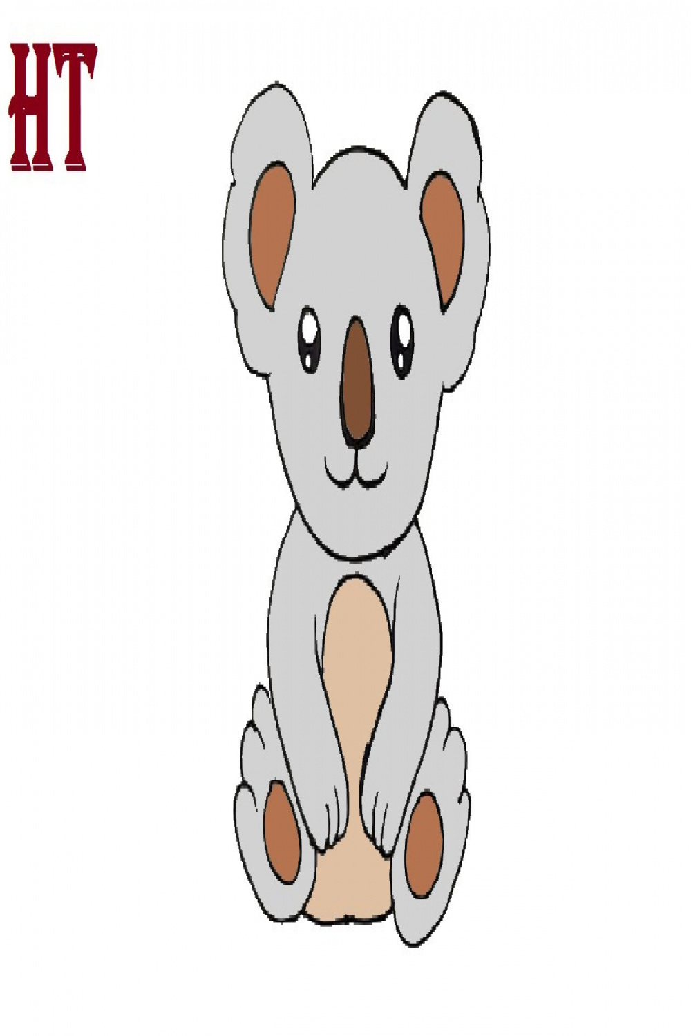 Koala Drawing easy for Beginners  How to draw a Koala Bear Step by Step
